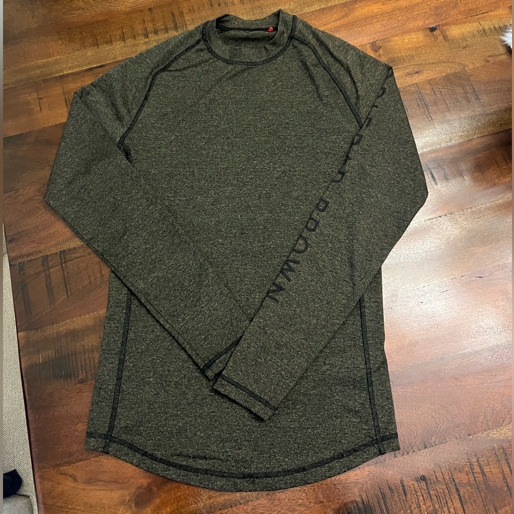 Orlebar Brown Rash Guard Crewneck Long Sleeve Green Size S Performance Top